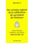 Sur certains aspects de la célébration du sacrement de Pénitence