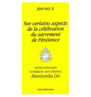 Sur certains aspects de la célébration du sacrement de Pénitence